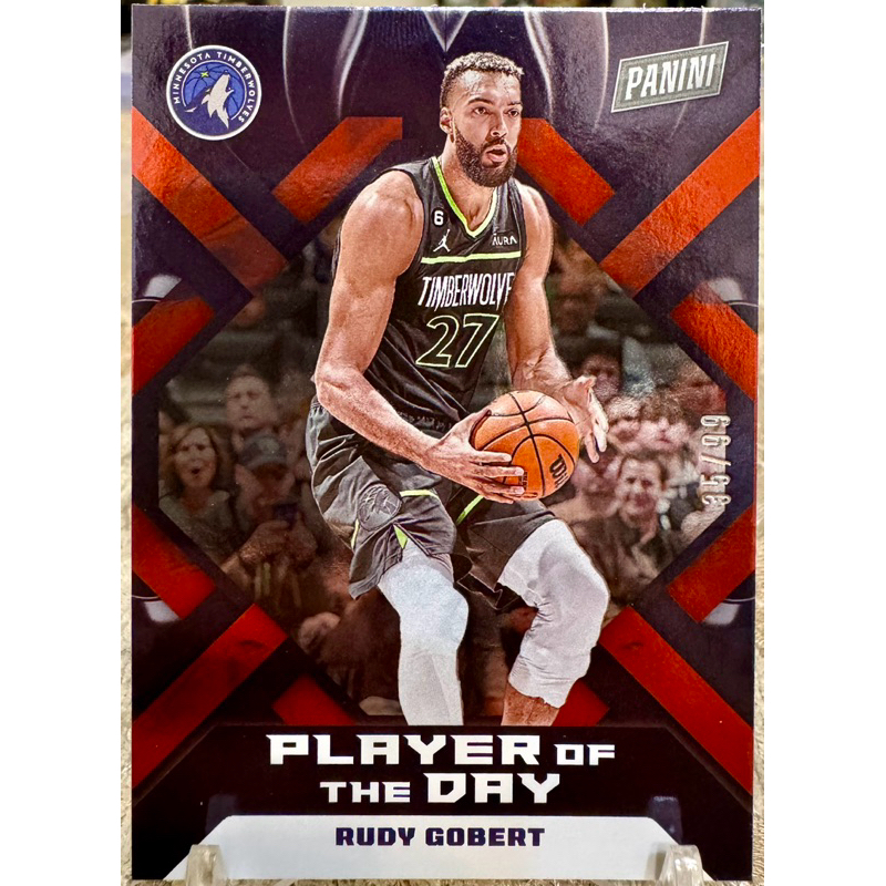 2022-23 NBA 球員卡 PLAYER OF THE DAY 灰狼 RUDY GOBERT 限量卡 限量99張