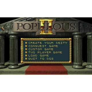 回憶經典電玩 上帝也瘋狂2英文版 無音樂音效 dos版 支援win10 win11