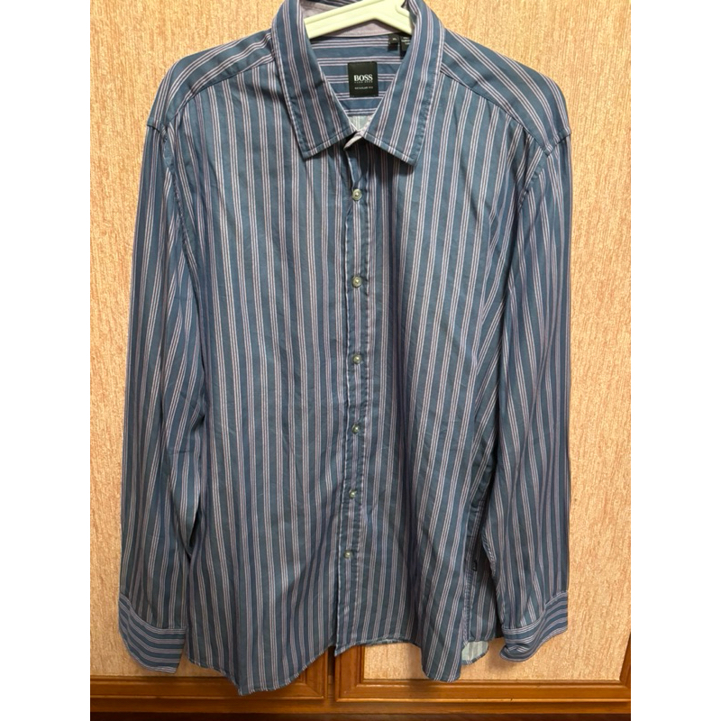 [二手衣］(H)Hugo Boss 男性襯衫XL（原價約3,000台幣）