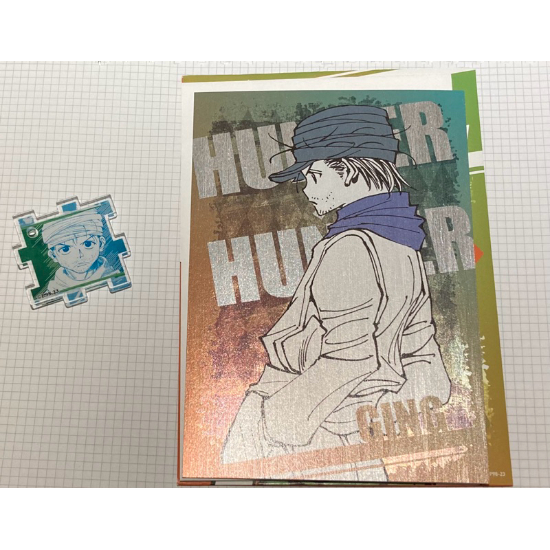 HunterxHunter 富樫義博展 獵人展 壓克力拼圖 金屬明信片 金