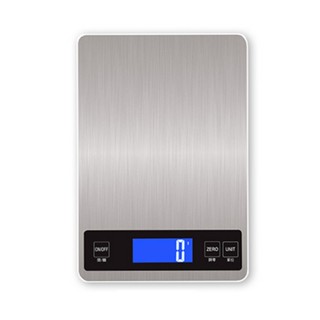 HANLIN-KG10 <非供交易使用> 家用廚房電子秤 不鏽鋼拉絲面超薄電子秤 防菌電子秤 插電充電電池三用 滷蛋媽媽