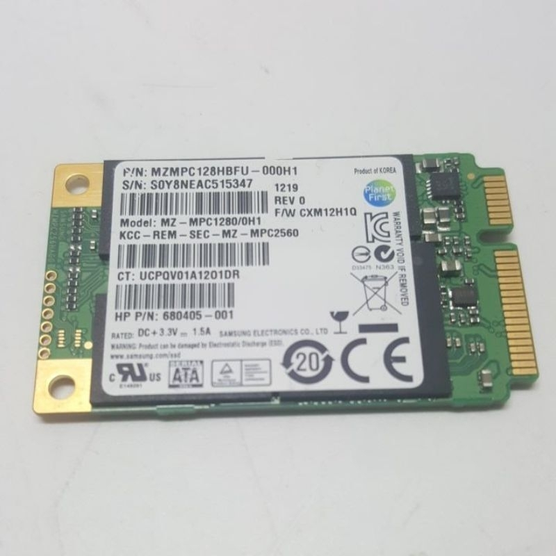 Samsung PM830滿滿好料128G固態SSD mSATA ☆ MZMPC128HBFU ☆