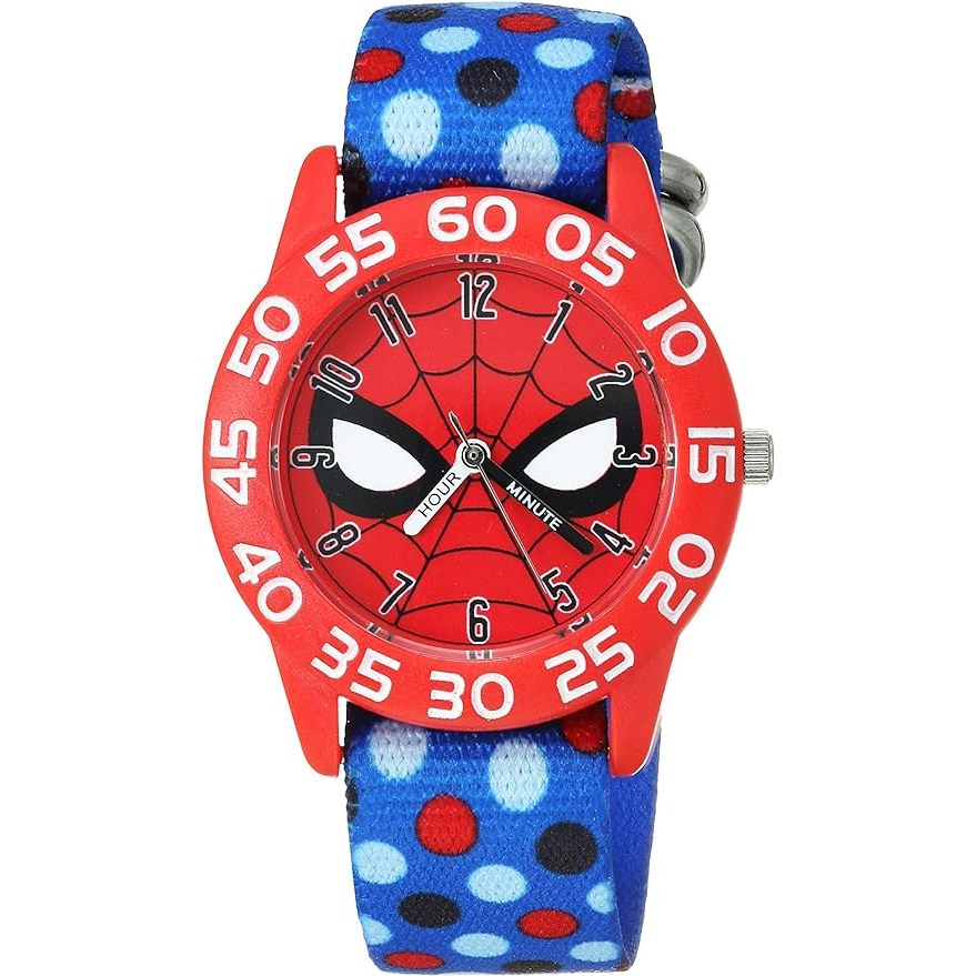 預購 ❤️正版❤️美國迪士尼 復仇者聯盟 MARVEL 蜘蛛人 spider man 兒童 手錶 指針 學習手錶 錶