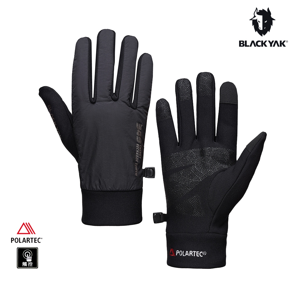 【BLACKYAK】343 POWER STRETCH手套(黑色)-鋪棉/觸控|CB2NAN01|2BYGVF3902