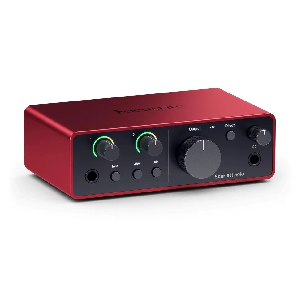 Focusrite Scarlett Solo 4th Gen USB 第四代 錄音介面