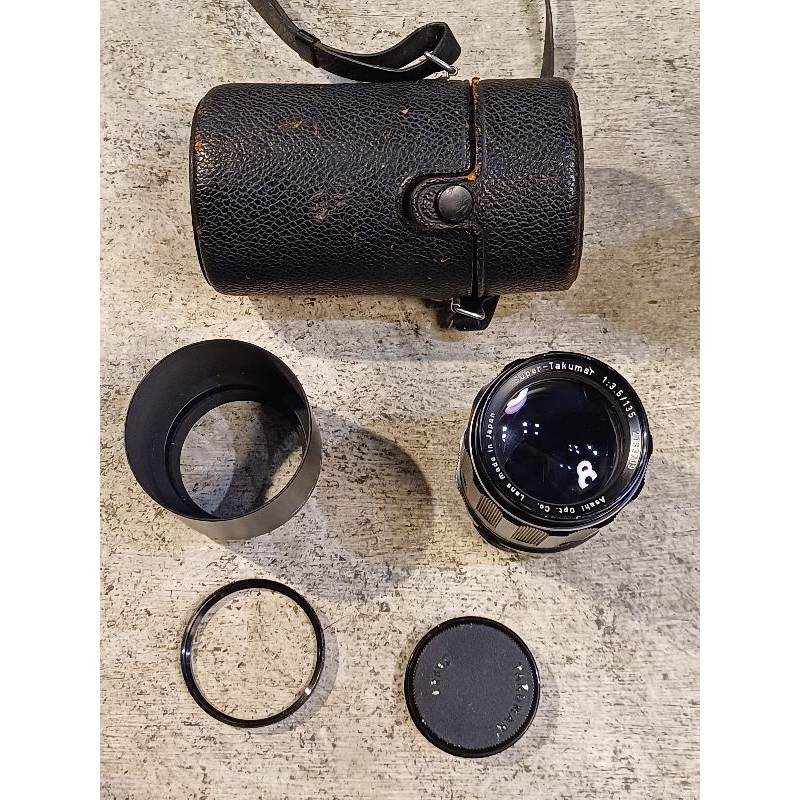 (單鏡頭)pentax Takumar 135mm f3.5 m42 鏡頭桶 可加購轉接環 富士 canon sony