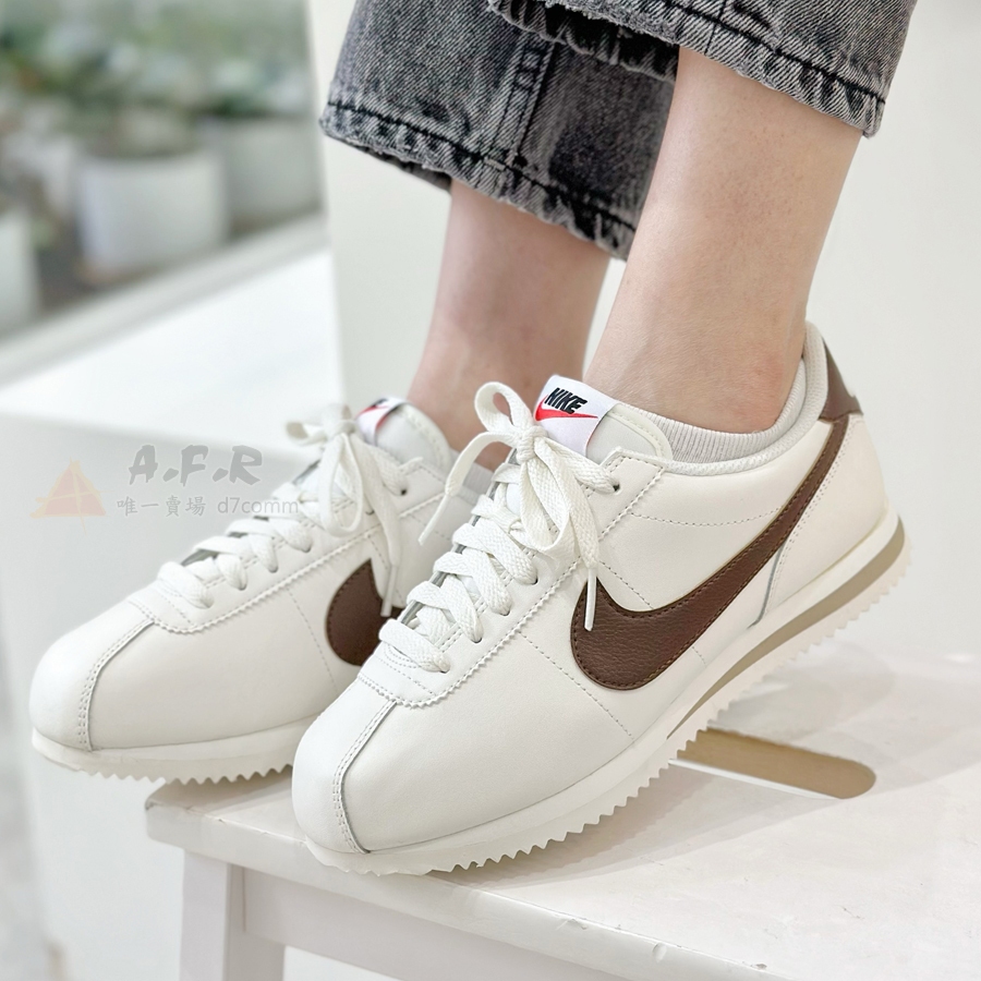 Nike Cortez 阿甘鞋 白色 巧克力色 可可色 咖啡色 白金 白棕 慢跑鞋 休閒鞋 男 女 DN1791-104