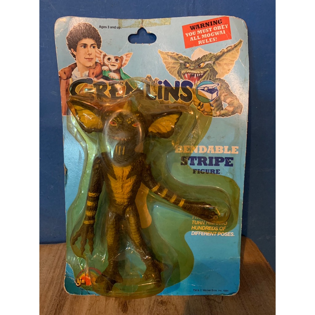 GREMLINS 小魔怪 小精靈 BENDABLE STRIPE 邪惡小精靈 吊卡