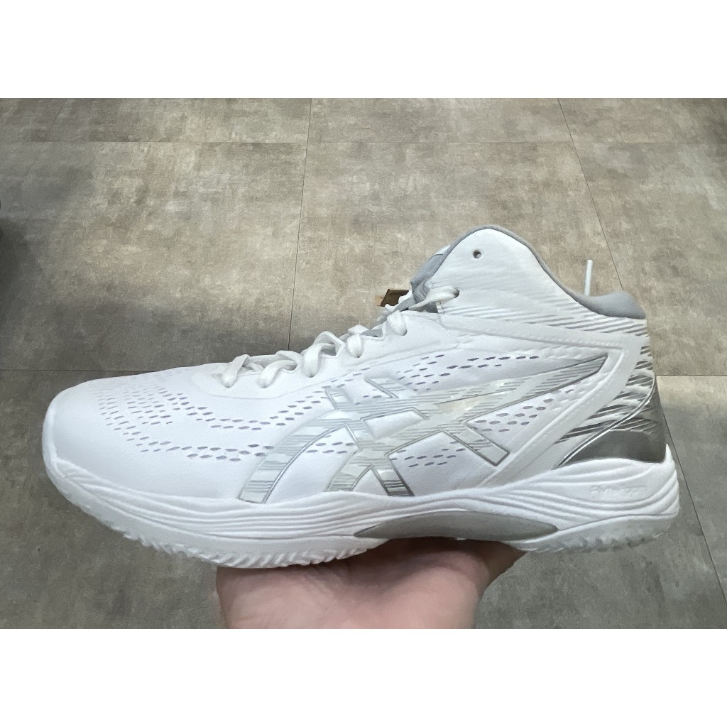 【BOBO】ASICS GELHOOP V14 (4E寬楦) 白銀 籃球鞋 男 1063A051-100