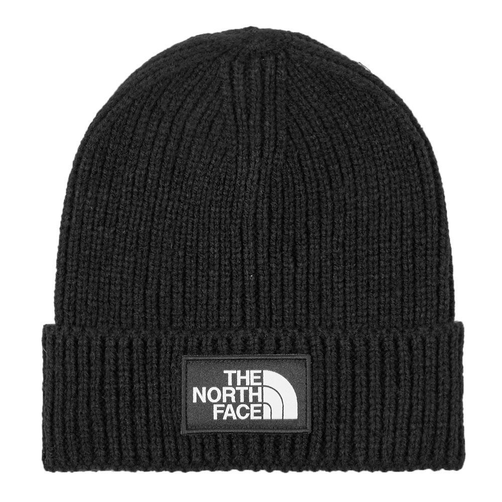 The North Face TNF LOGO BOX CUFFED BEANIE中 針織保暖帽NF0A3FJXJK3黑