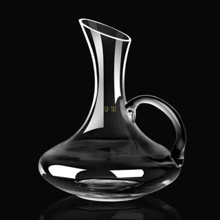 水晶玻璃酒壺 大容量 <臺妹aban> 歐式 水晶玻璃紅酒醒酒器套裝家用葡萄酒杯快速加厚 醒酒器 高貴 醒酒壺 紅酒壺