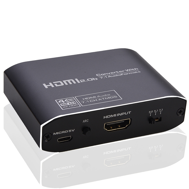 易控王 HDMI 2.0 影音分離器 HDMI轉HDMI+Audio+3.5mm 支援輸入7.1聲道(50-507-11