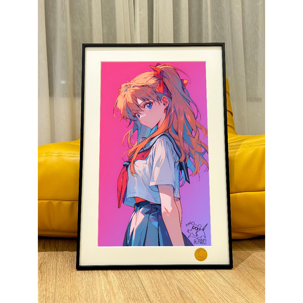 🚀SCC玩具屋《GK模型預購》	星空《校服明日香》裝飾畫｜新世界福音戰士
