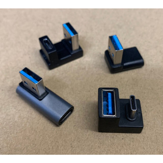 ★台中貨 每日出★TYPE-C 轉USB3.0 轉接頭 USB4.0 轉向 換向 延長線 延長頭 手機 安卓線 充電
