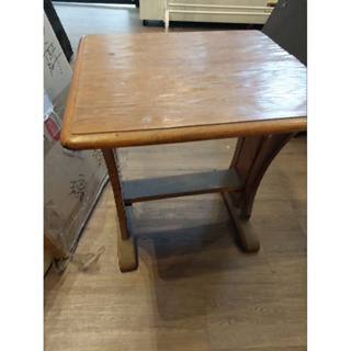 紅橡木底座小桌子邊桌茶几自行更換桌面49×45×50高cm