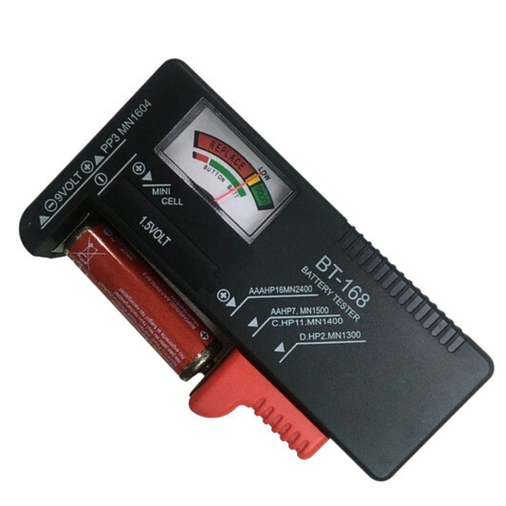 BT-168 通用型電池測試器 電池電量測試儀 電量測試檢測器 AA AAA 3號 4號 1.5V 9V 鈕扣電池