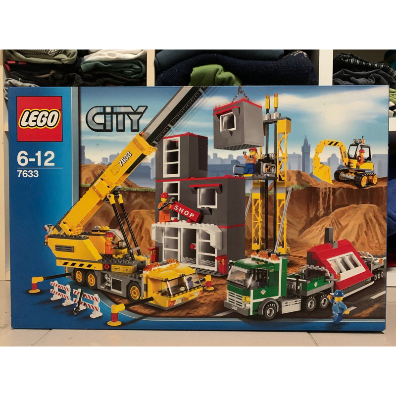 [自己收藏非商家」Lego 樂高 CITY 城市系列 建築工地 7633絕版