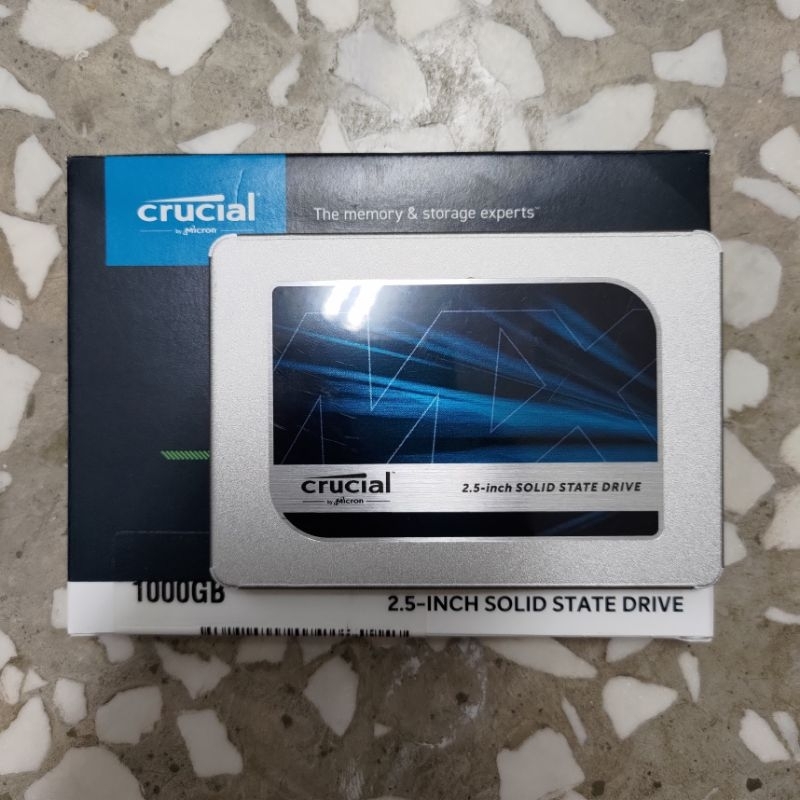 [二手] Micron Crucial 美光 MX500 1TB SATA SSD 固態硬碟 1T