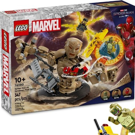 [大王機器人] 樂高 LEGO 76280 漫威 MARVEL 蜘蛛人vs沙人: Final Battle