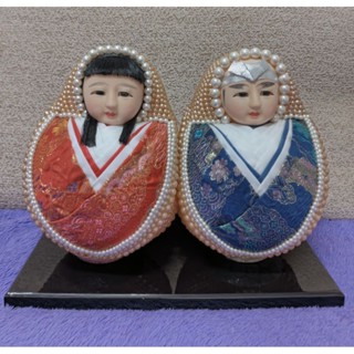 日本珍珠不倒翁娃娃擺飾🎎／擺飾／日本娃娃