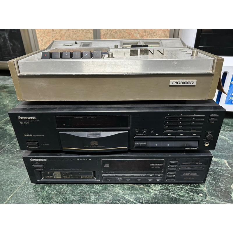 pioneer 先鋒 早期 古董 卡帶機 光碟機 全部$600（限面交）