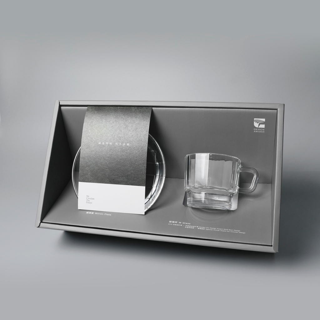 【官方販售】HMM永續的祝福-透明玻璃杯盤禮盒組