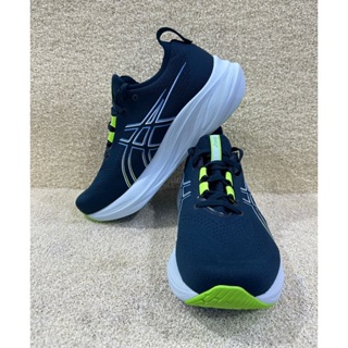 =威勝 運動用品=24年上 Asics GEL-NIMBUS 26 (4E寬楦)男慢跑鞋 1011B796-400 深藍