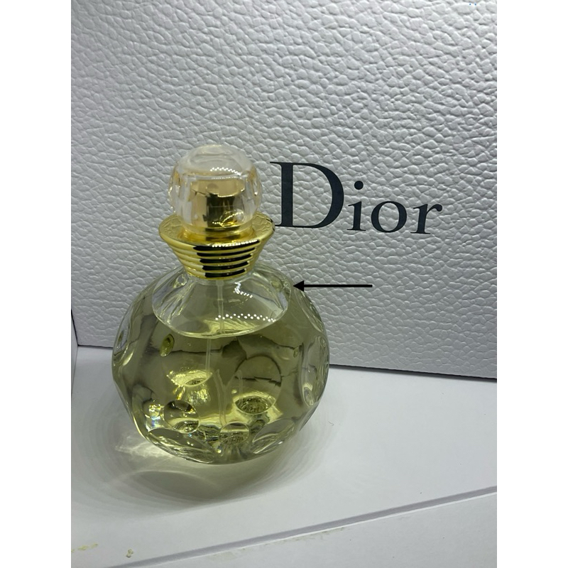 DIOR 迪奧 DOLCE VITA 淡香水 TESTER 商品100ML(試用過剩餘量如圖箭頭處)