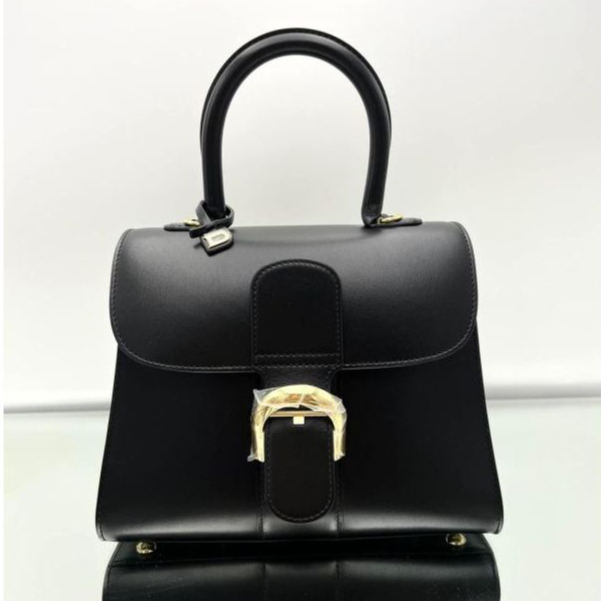 Delvaux Box 小牛皮 Brillant PM 包 黑色