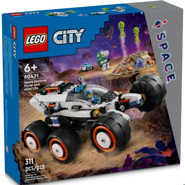 [大王機器人] 樂高 LEGO 60431 City-太空探測車和外星生物 城市系列