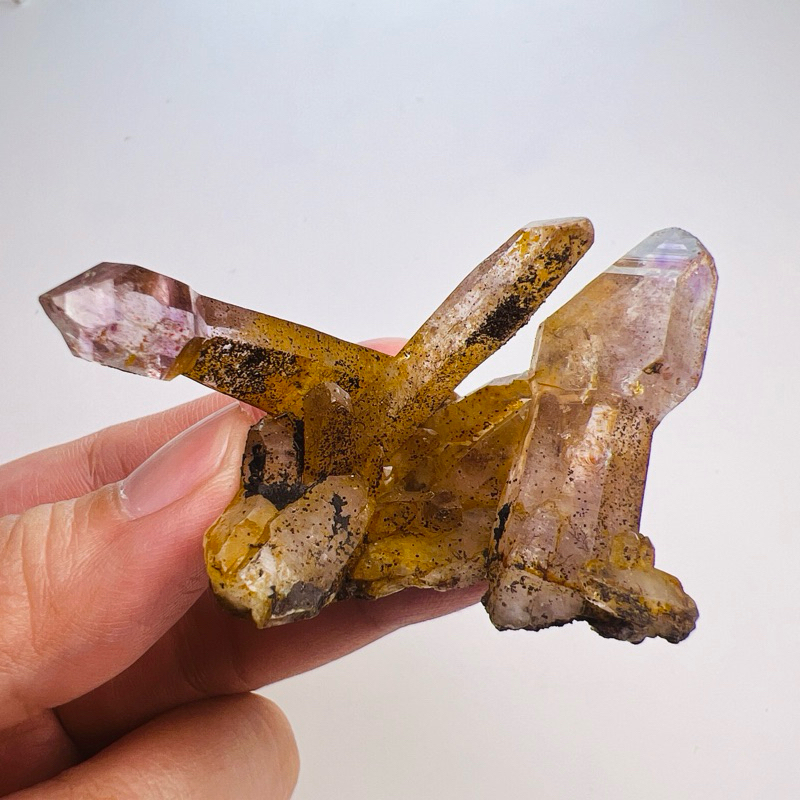 超七水晶晶簇帶老皮天然水晶能量水晶原礦-68