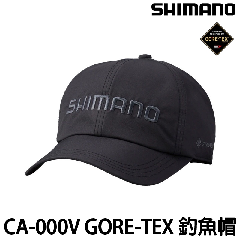 源豐釣具 SHIMANO CA-000V M號 GORE-TEX 防潑水 防水透濕 釣魚帽 棒球帽 帽子