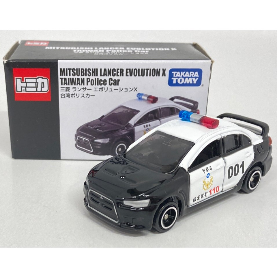 BEETLE TOMICA 台灣警車 POLICE 多美卡 三菱 MISUBISHI LANCER EVO 台灣限定