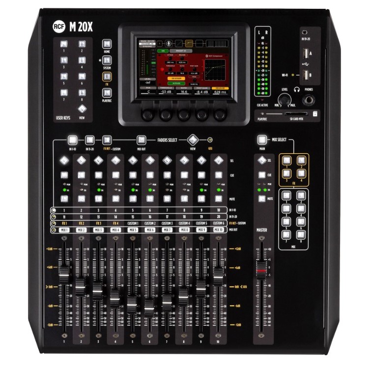 【聊聊 可再優惠】RCF M-20X 數位混音器 全新原廠公司貨 免運！