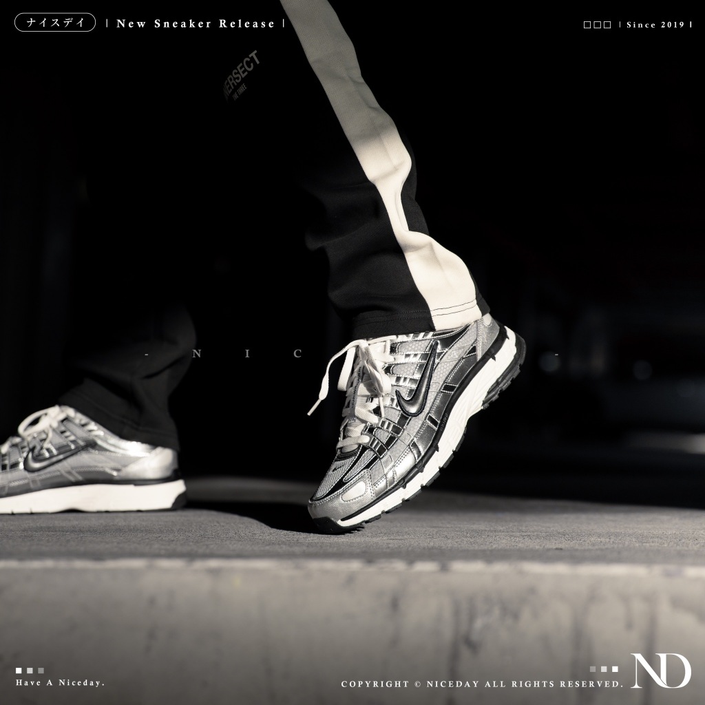 NICEDAY 現貨 Nike P-6000 黑銀 灰銀 液態金屬 復古 Y2K 男鞋 CN0149-001
