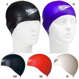 <<日本平行輸入>>SPEEDO 和尚帽 鋼盔帽 矽膠帽 競技泳帽 FINA承認