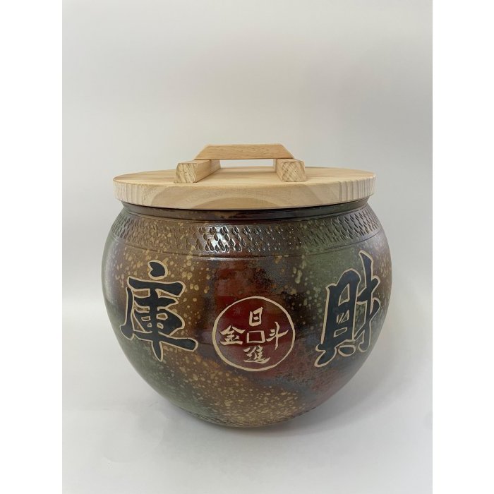 東昇瓷器餐具=台灣製造25斤木蓋米甕 NO.1