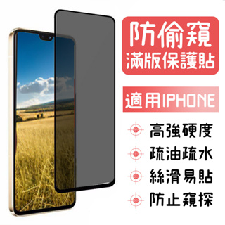 防窺 滿版 適用 IPHONE 8 i8PLUS 7 i6 6S PLUS i8 i7 保護貼