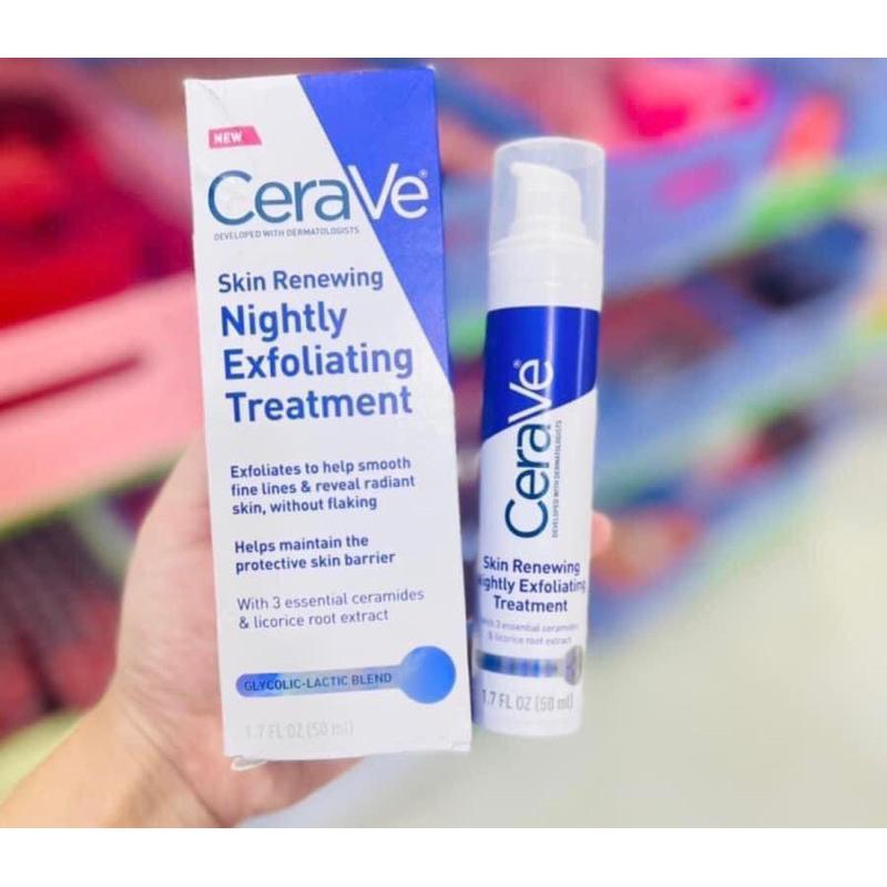 美國 Cerave  Exfoliating treatment AHA精華乳酸精華50ml Dr.Grace推薦