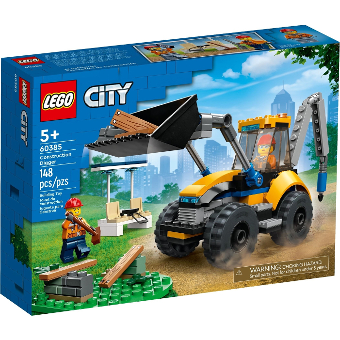 LEGO 樂高 60385 城市系列 Construction Digger 工程挖土機 全新品