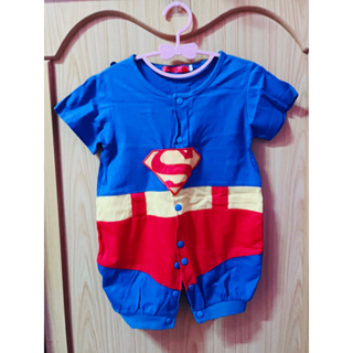 嬰幼兒包屁衣 寶寶連身衣 超人包屁衣 短袖包屁衣 超人童裝