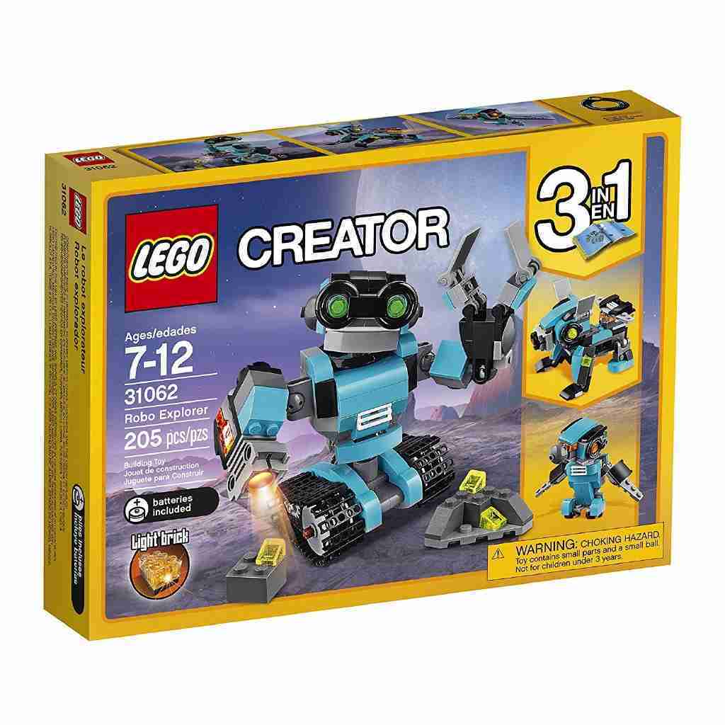 LEGO 樂高 31062 探險機器人 全新盒組 現貨絕版品 3合1創意系列