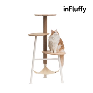 inFluffy 小型四層貓爬架 貓跳台 貓爬架 貓窩 貓抓柱 貓用 居家生活 寵物用品 貓咪遊戲區 跳台 爬架