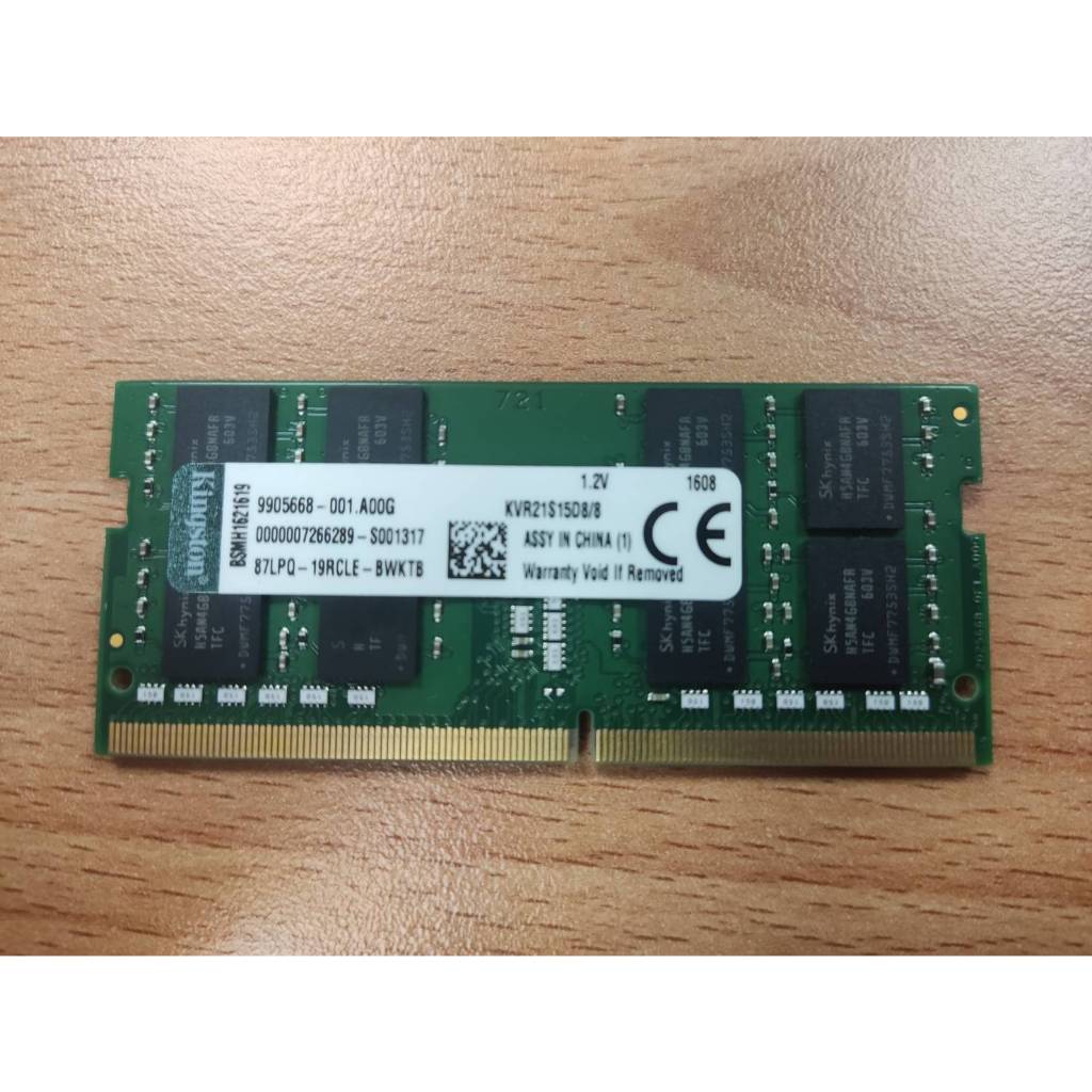 良品 金士頓 Kingston 筆電 SO-DIMM DDR4 8G 8GB 筆記型電腦 NB 記憶體 RAM 16G