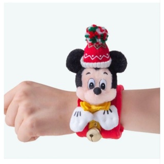 全新 無吊牌 日本迪士尼樂園 2019年 聖誕節 米奇手環娃娃 米老鼠手腕公仔 mickey耶誕節腕帶玩偶人偶擺飾腕飾