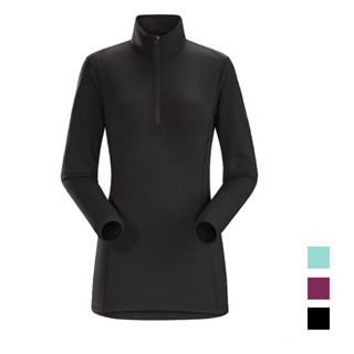 【Arcteryx 始祖鳥】女 Phase AR Zip 保暖內層長袖套頭衫 三色 拉鍊高領上衣 登山排汗衣 16251