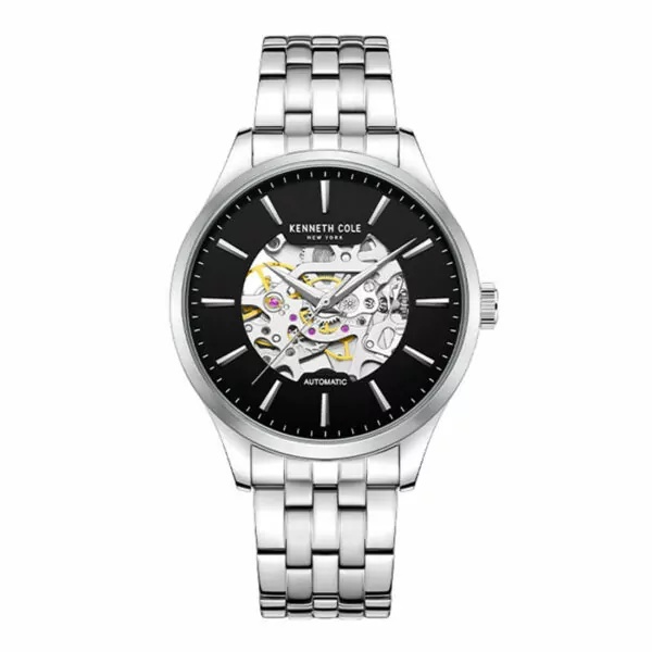 Kenneth Cole ❘美國紐約品牌 鏤空機械不銹鋼腕錶-KCWGL2216907