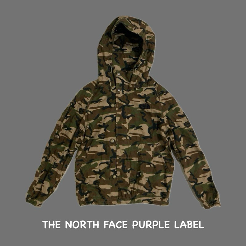 THE NORTH FACE PURPLE LABEL 北臉 紫標 工裝 軍裝 迷彩 連帽外套 非BEAMS JKS