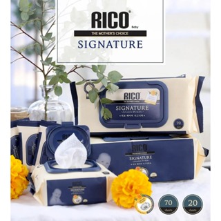 RICO baby韓國金盞花有機天然超厚濕紙巾一單包 Premium 特厚濕紙巾Signature 厚濕紙巾