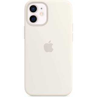 少見白色! Apple原廠矽膠保護殼 iPhone 12 mini用【蘋果園】全新正貨 MagSafe